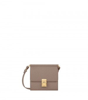 Polene Numéro Sept Crossbody Šedé Hnědé | CZ PWRG03
