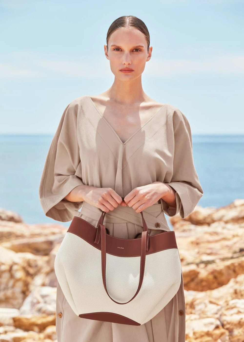 Polene Cyme Bílé Hnědé | CZ HCEF01