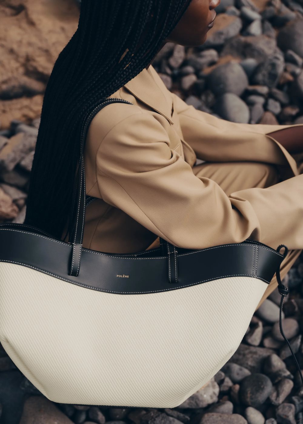 Polene Cyme Bílé Černé | CZ PIBS63