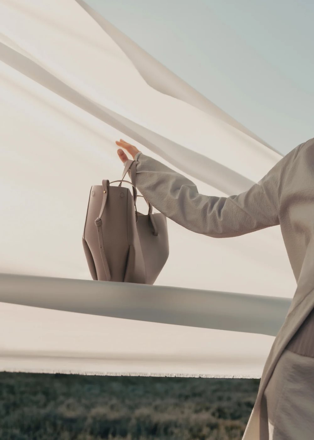 Polene Cyme Mini Šedé Hnědé | CZ DICP30