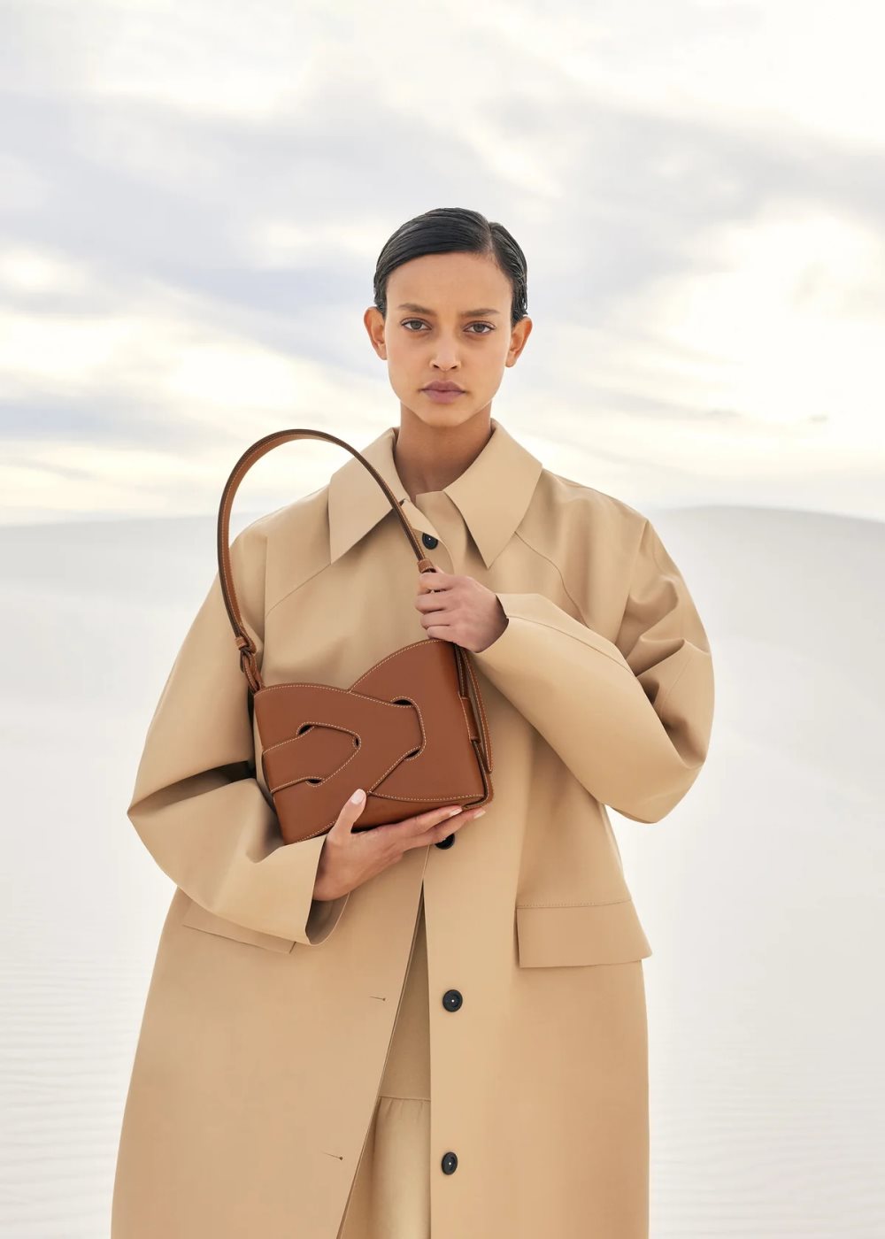 Polene Nodde Hnědé | CZ JRLX43