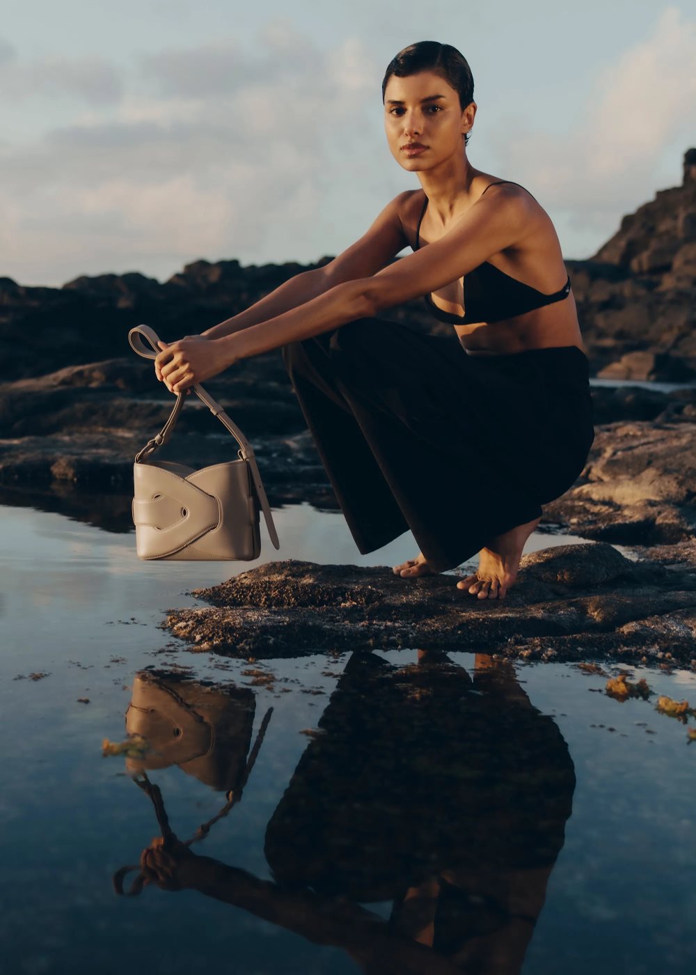 Polene Nodde Šedé Hnědé | CZ CPUI50