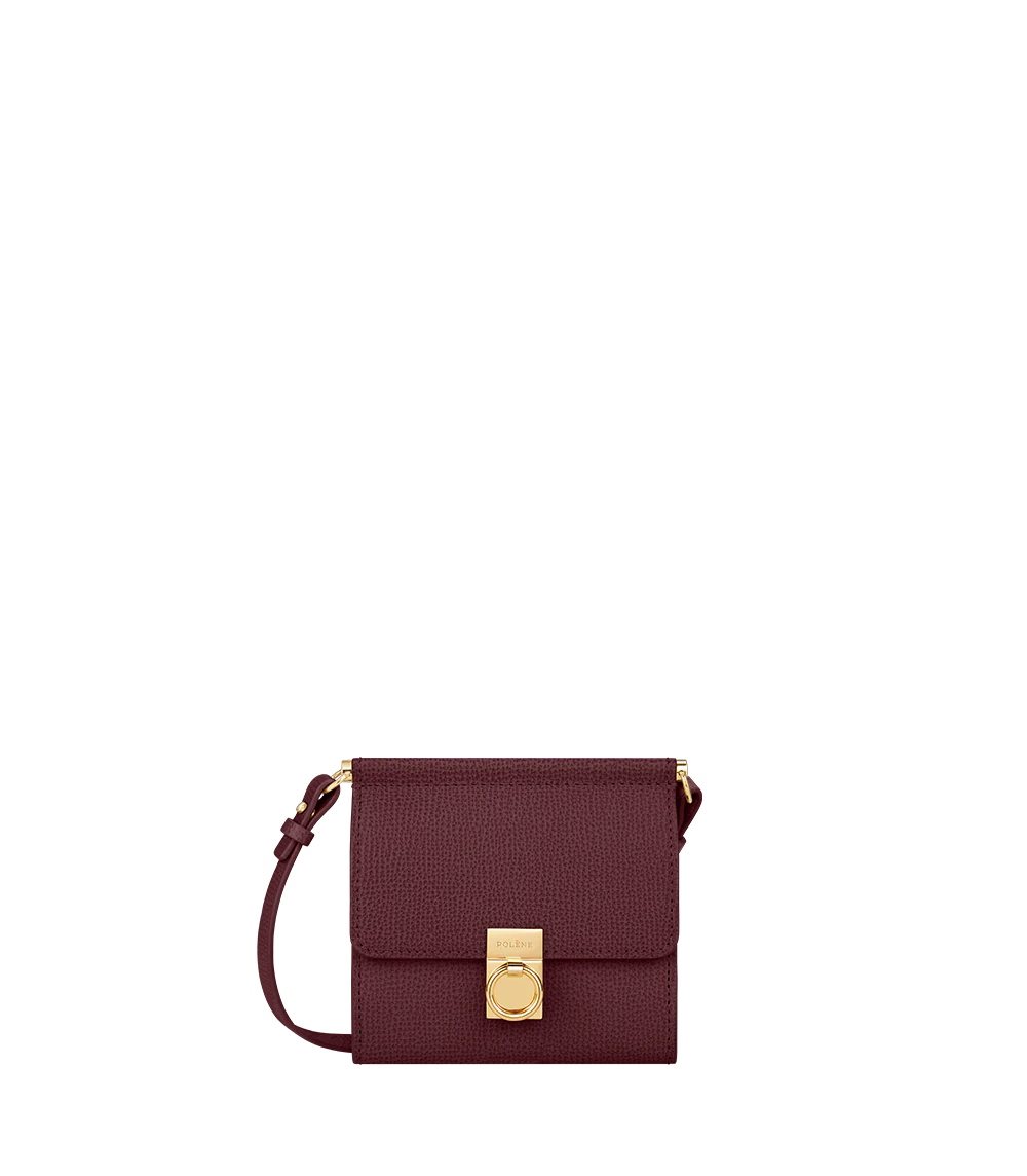 Polene Numéro Sept Crossbody Vínové | CZ OUQM53
