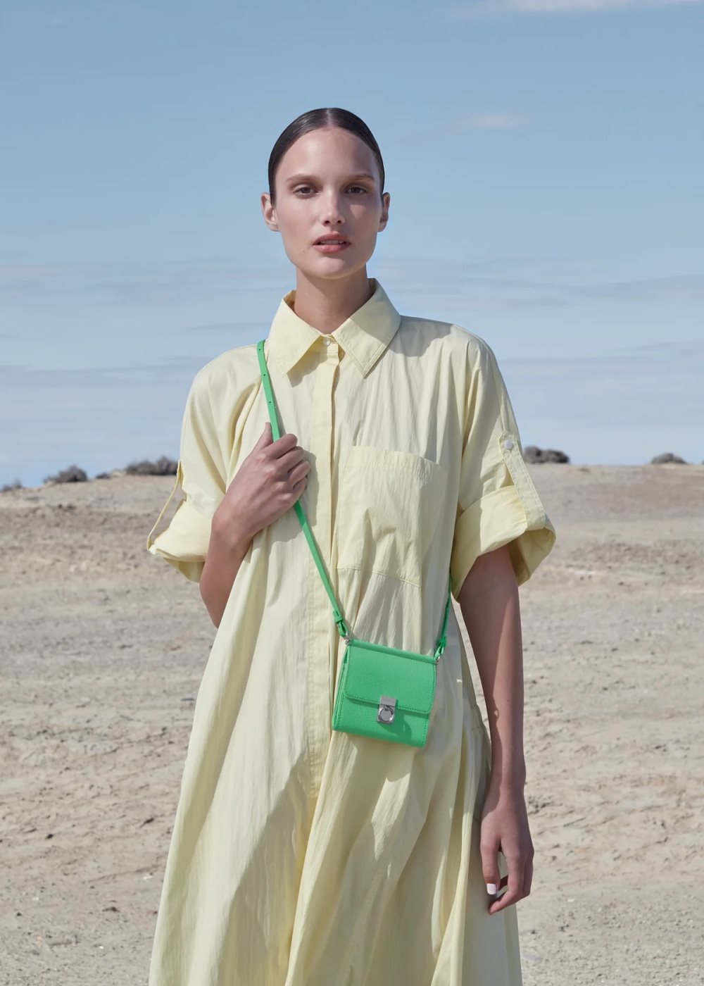 Polene Numéro Sept Crossbody Zelene | CZ DTEI35