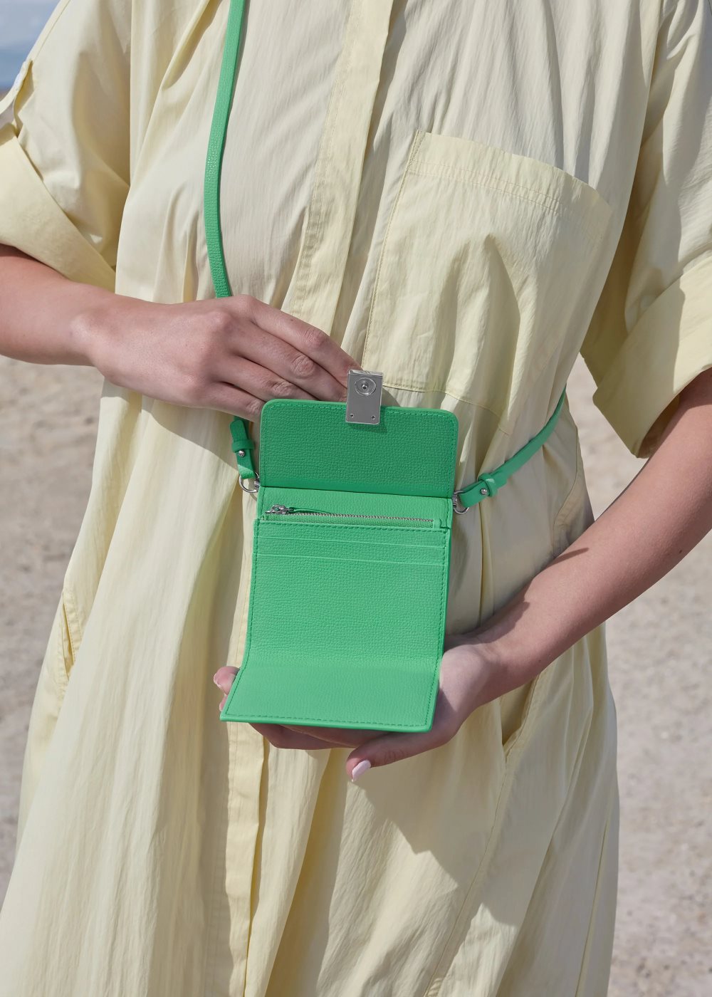 Polene Numéro Sept Crossbody Zelene | CZ DTEI35