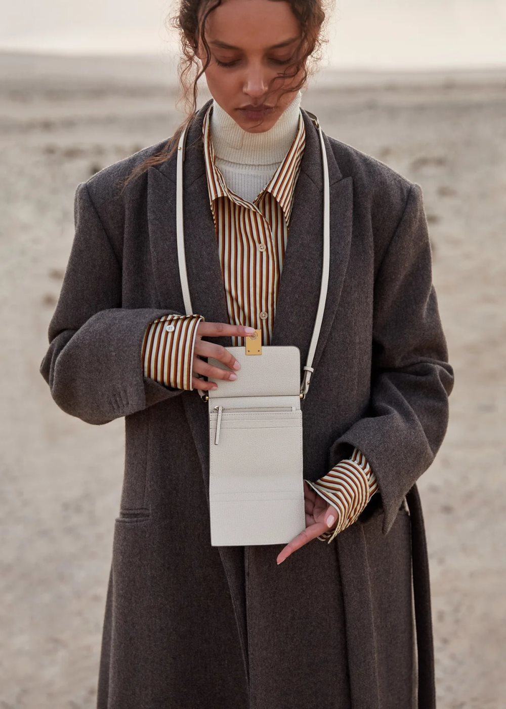 Polene Numéro Sept Crossbody Šedé | CZ OICK63