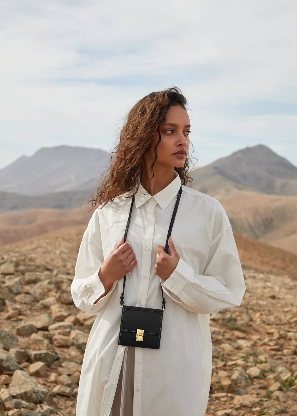 Polene Numéro Sept Crossbody Černé | CZ HKTD46