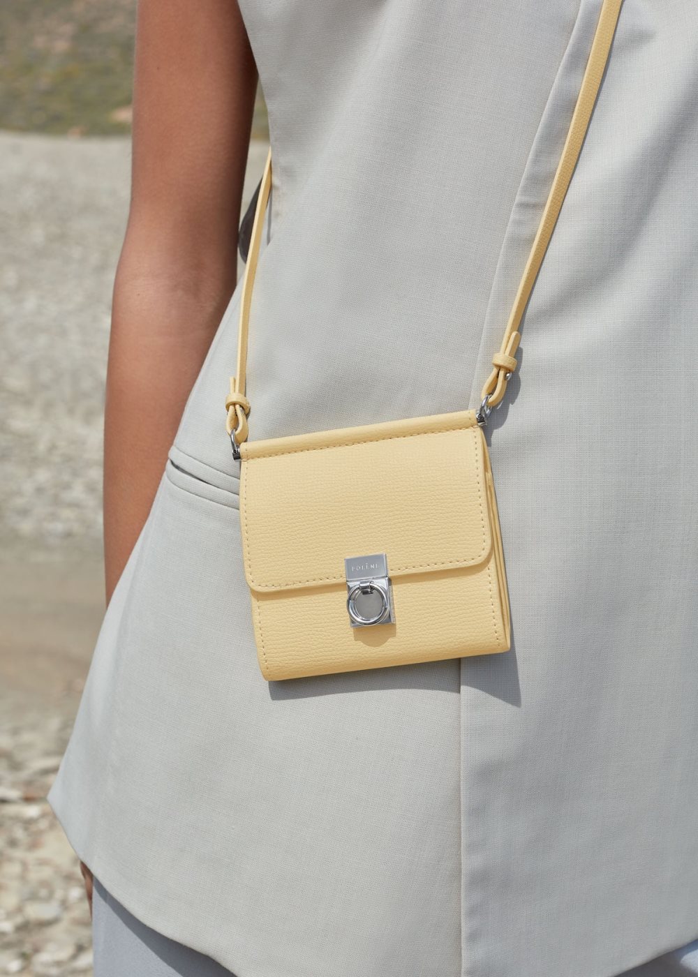 Polene Numéro Sept Crossbody Žluté | CZ LQEV49